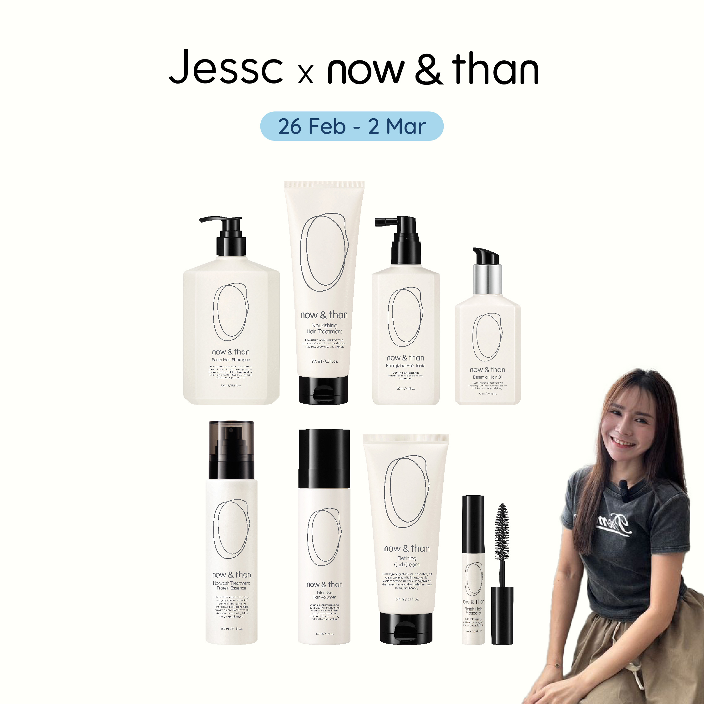 [Jessc x now & than] Bundle D (8-in-1 Ultimate Hair Essentials)